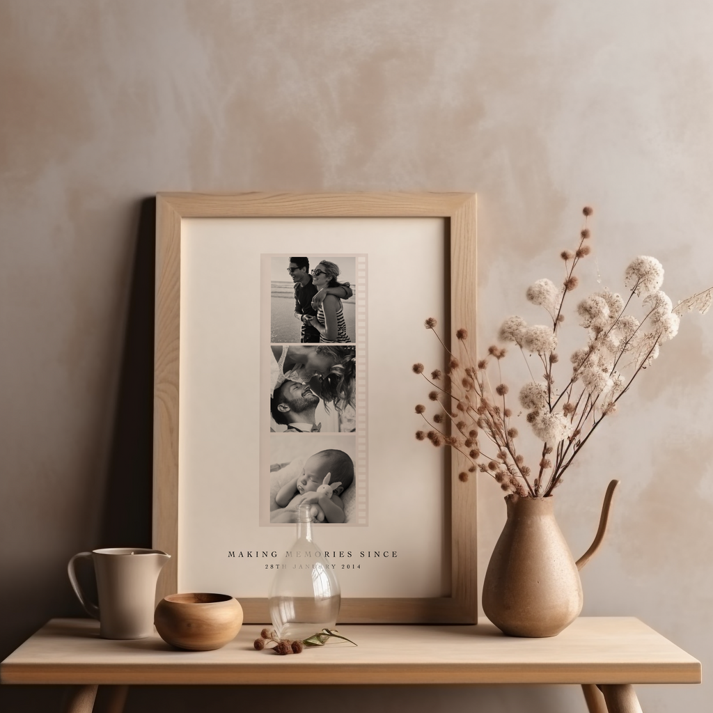 Personalised Film Roll Photo Print
