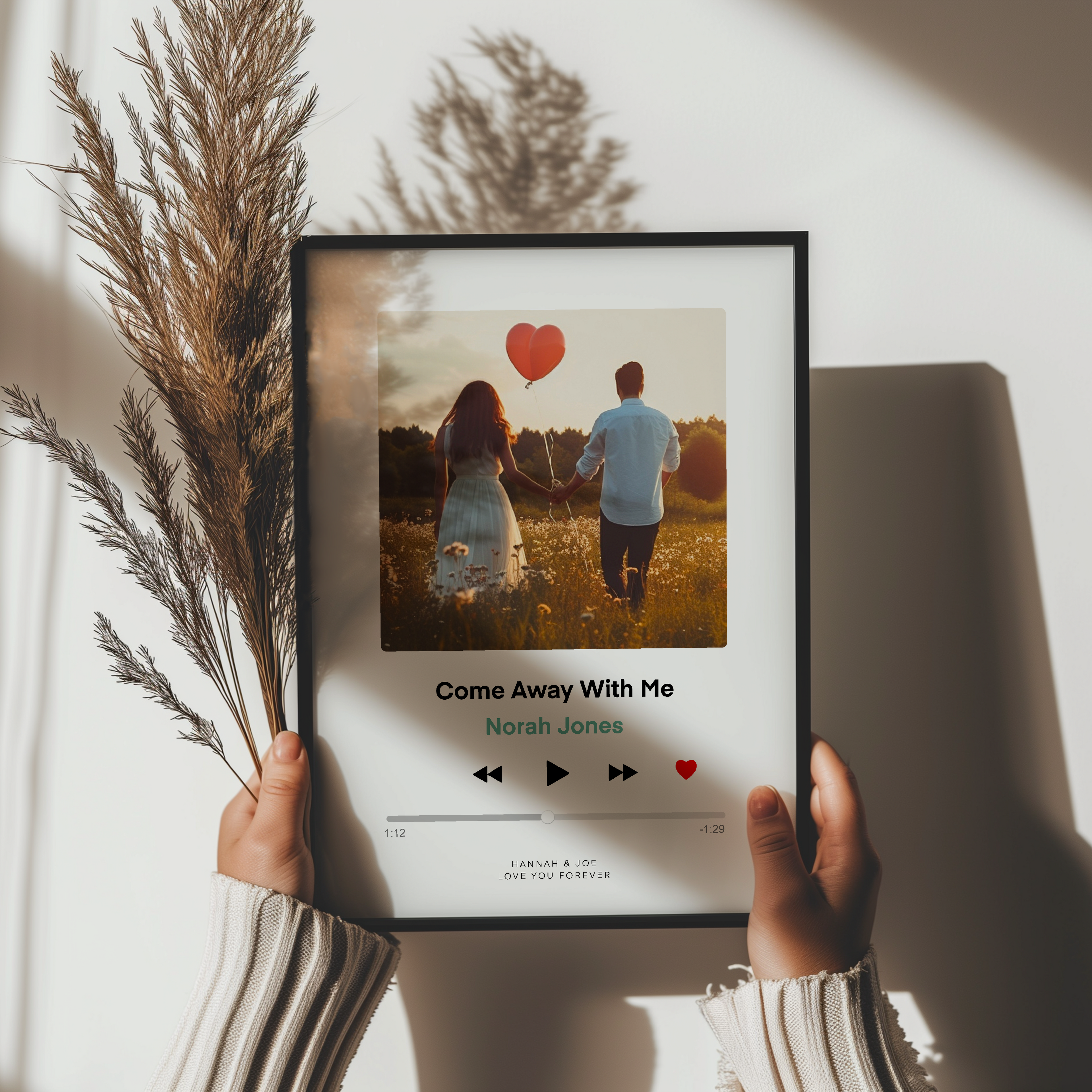 Personalised Song Print | Custom Album Cover Photo Gift