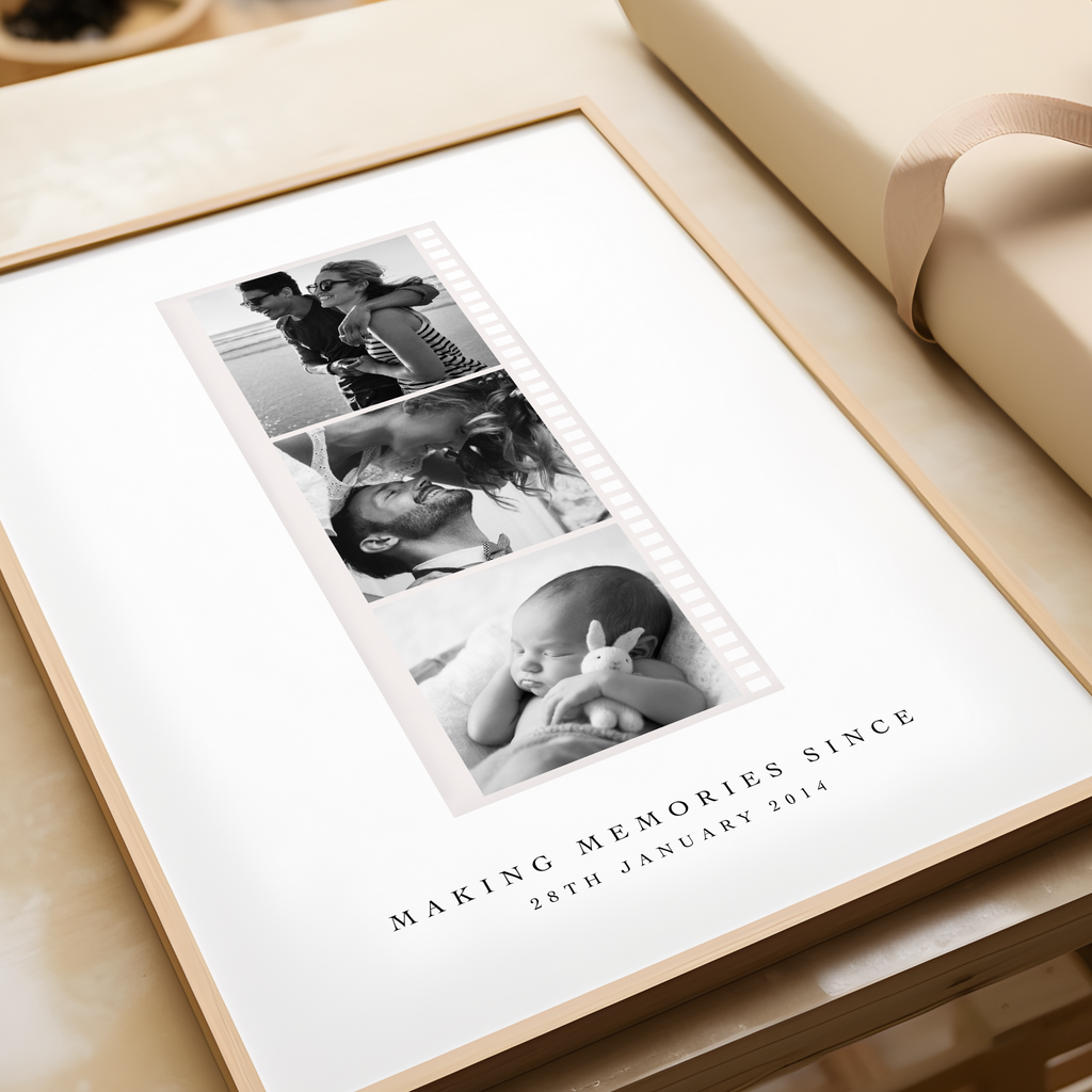 Personalised Film Roll Photo Print