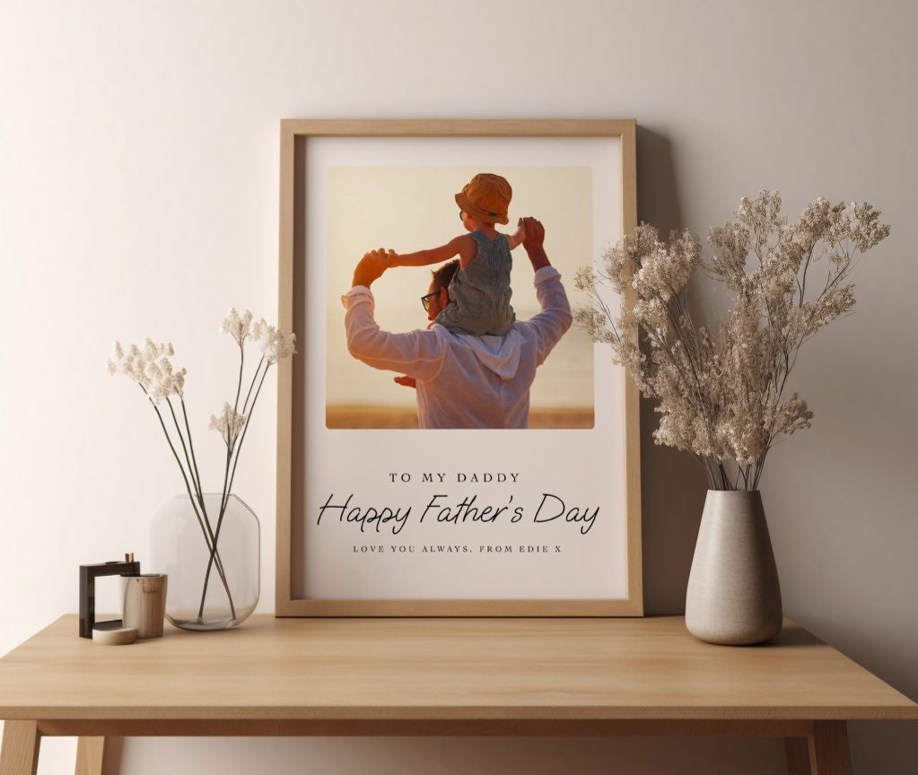 Personalised Photo Print with Message