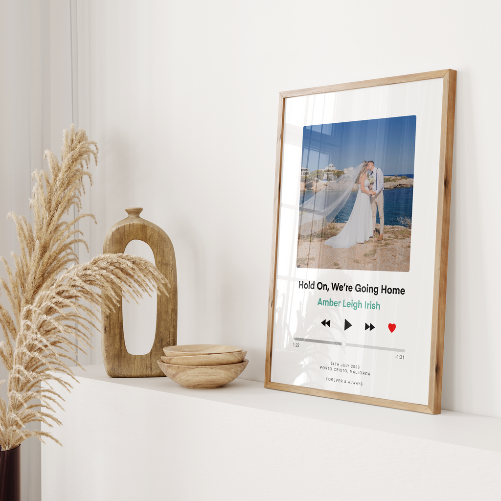 Personalised Song Print | Custom Album Cover Photo Gift