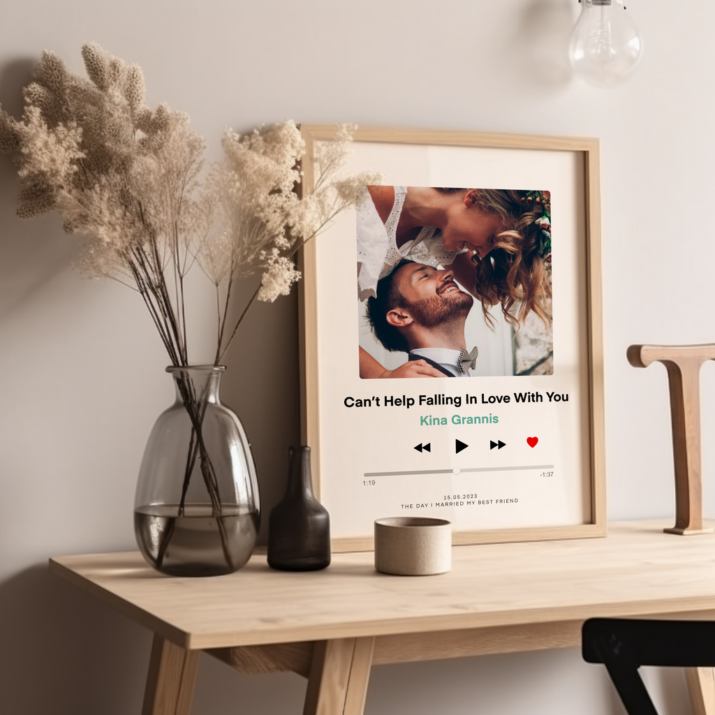 Personalised Song Print | Custom Album Cover Photo Gift