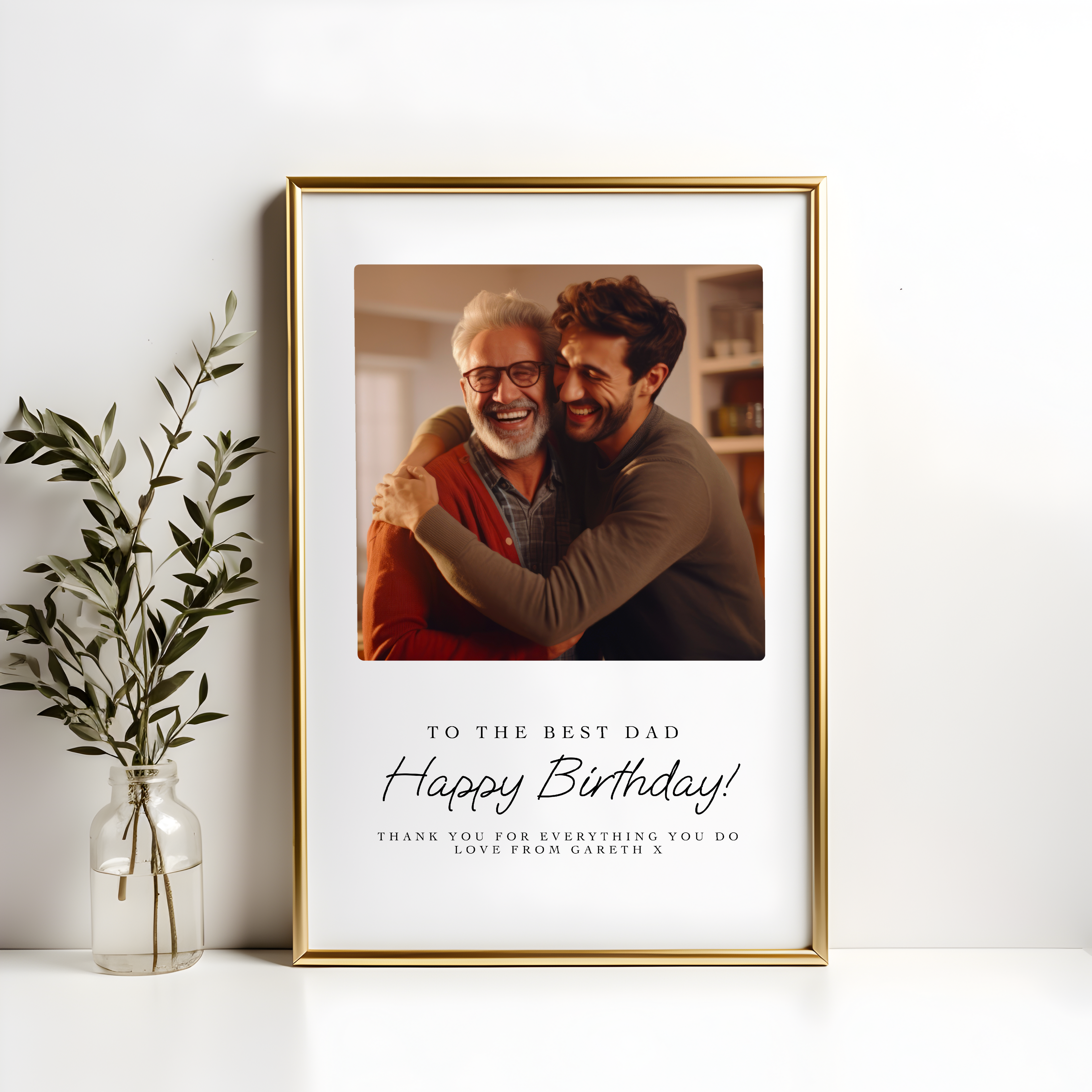 Personalised Photo Print with Message
