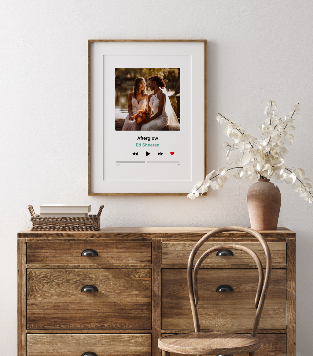 Personalised Song Print | Custom Album Cover Photo Gift