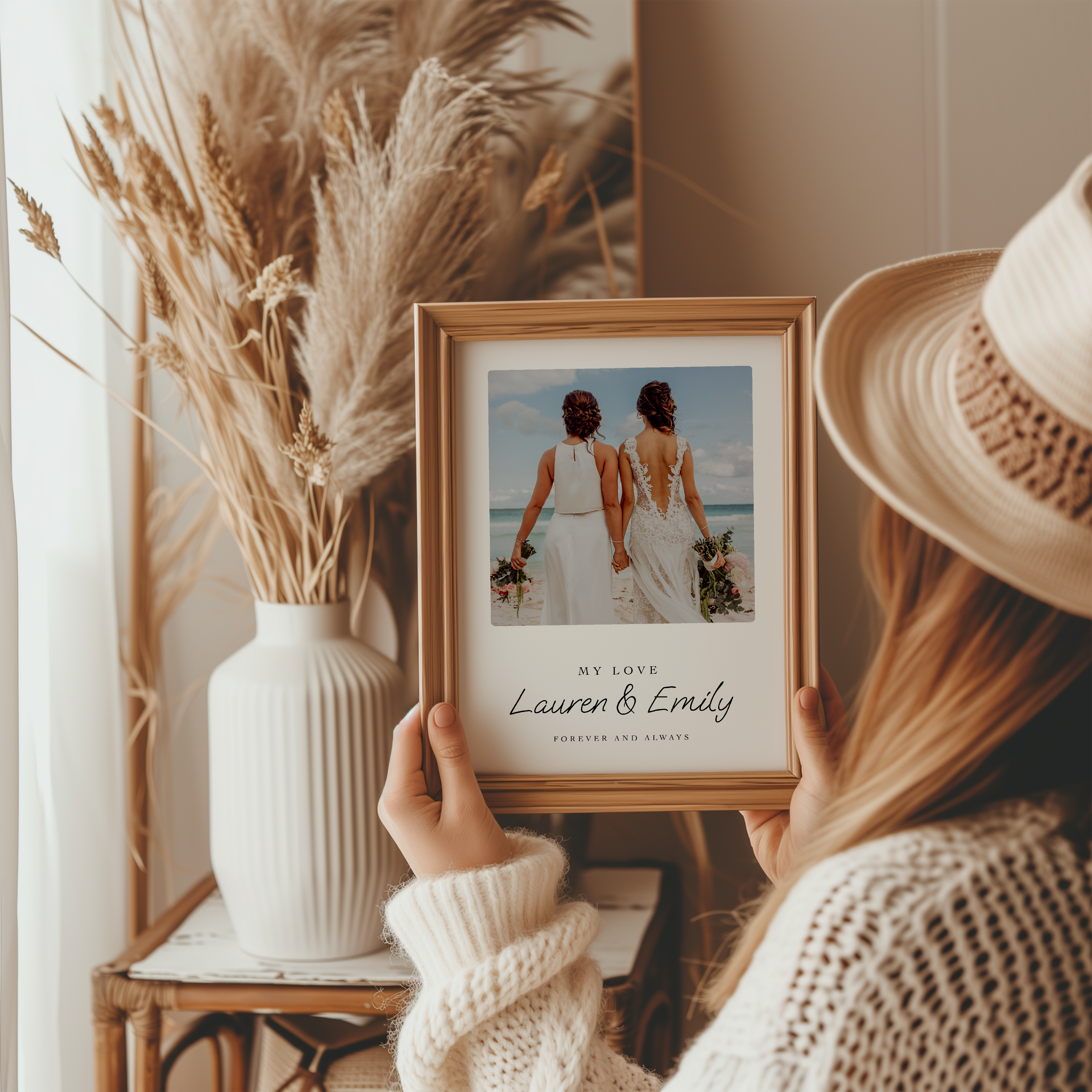 Personalised Photo Print with Message